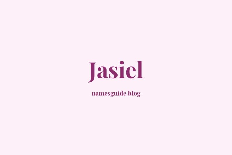 57+ Unique Middle Names for Jasiel