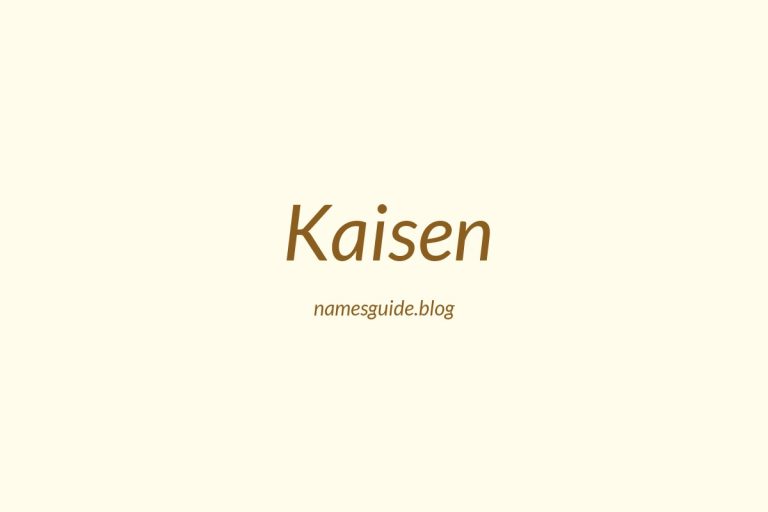 39+ Unique Middle Names for Kaisen