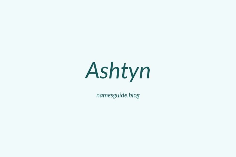 39+ Unique Middle Names for Ashtyn