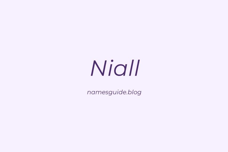 57+ Unique Middle Names for Niall