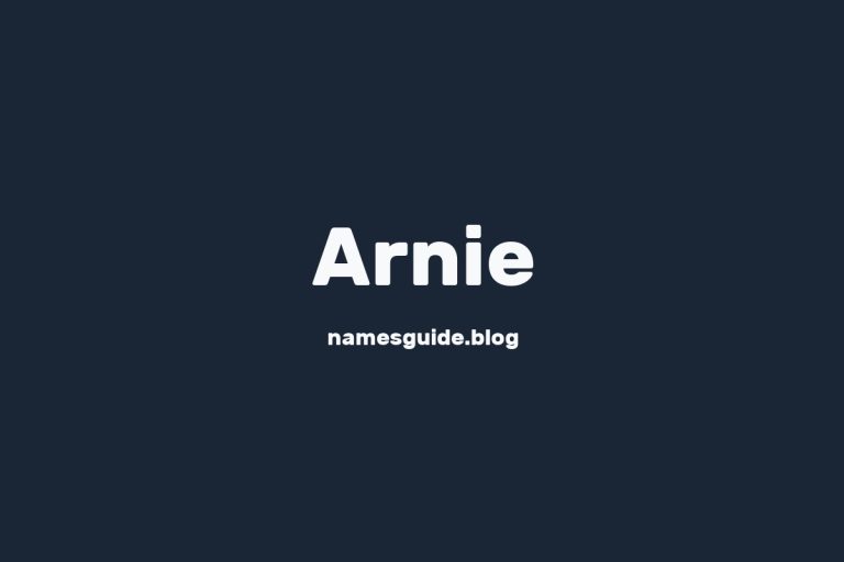 47+ Classic Middle Names for Arnie