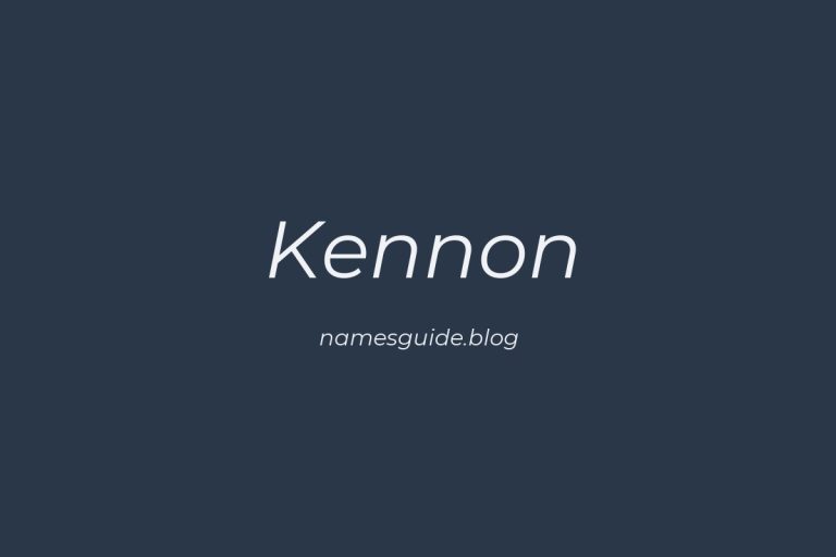 57+ Unique Middle Names for Kennon