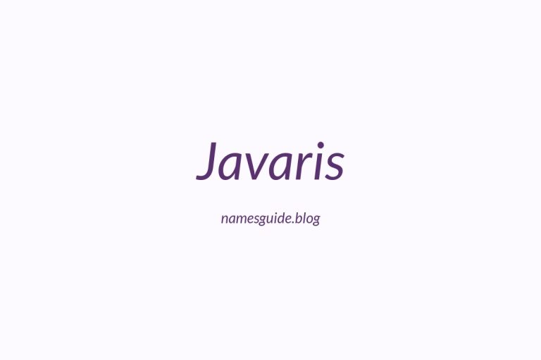 48+ Middle Names for Javaris: The Ultimate Guide