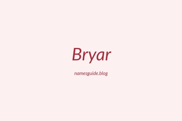 46+ Beautiful Middle Names for Bryar: Find the Perfect Fit