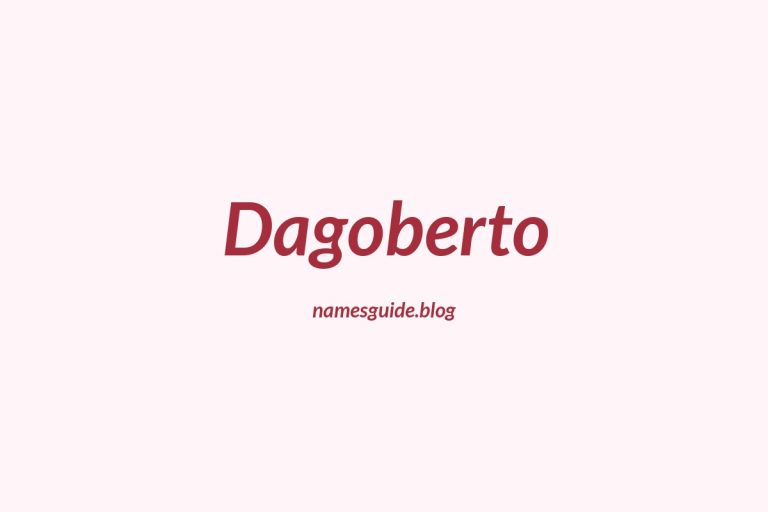 78+ Middle Names for Dagoberto: Find the Perfect Fit