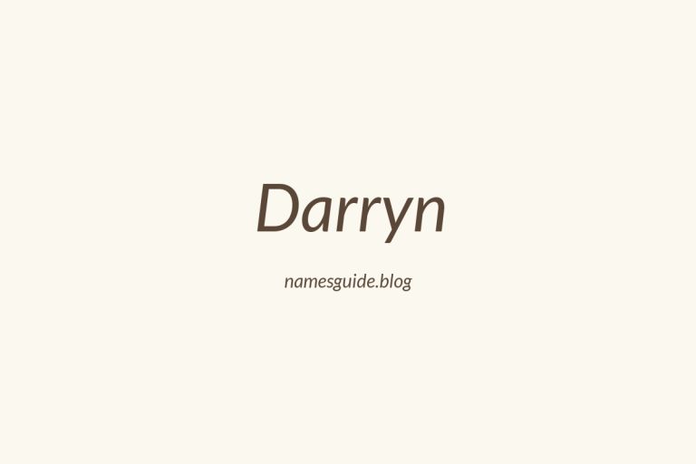 82+ Middle Names for Darryn: The Ultimate Guide