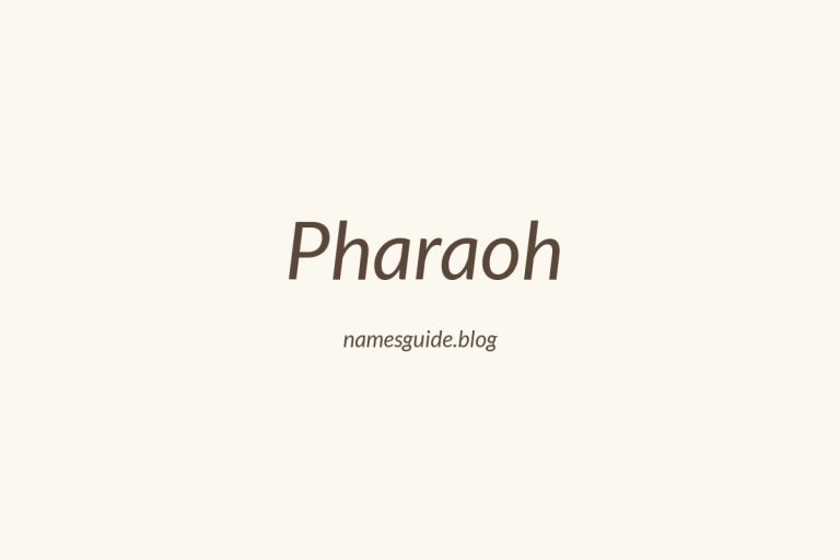 58+ Regal Middle Names for Your Baby Pharaoh