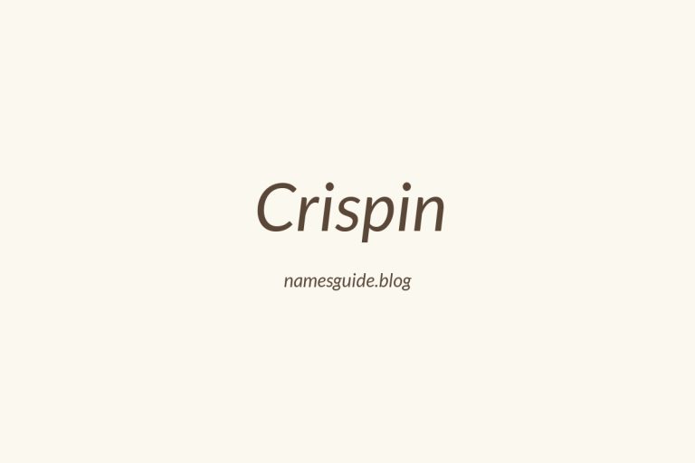 43+ Perfect Middle Names for Crispin: Find the Ideal Match