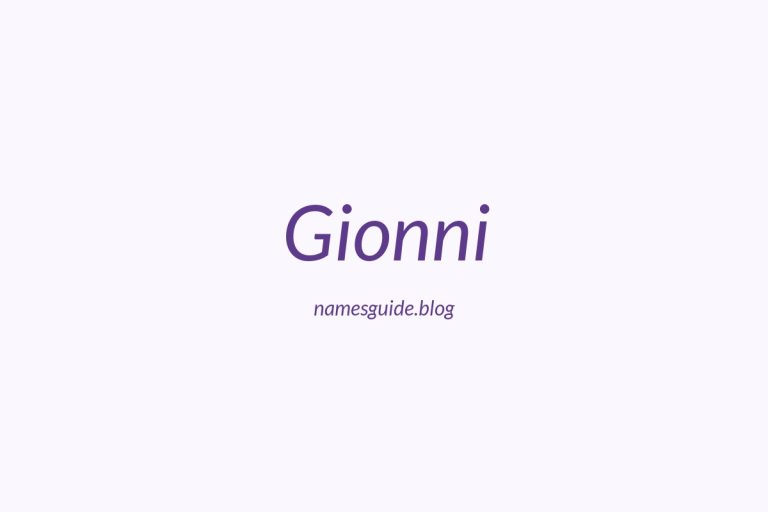 49+ Perfect Middle Names for Gionni: Find the Ideal Match