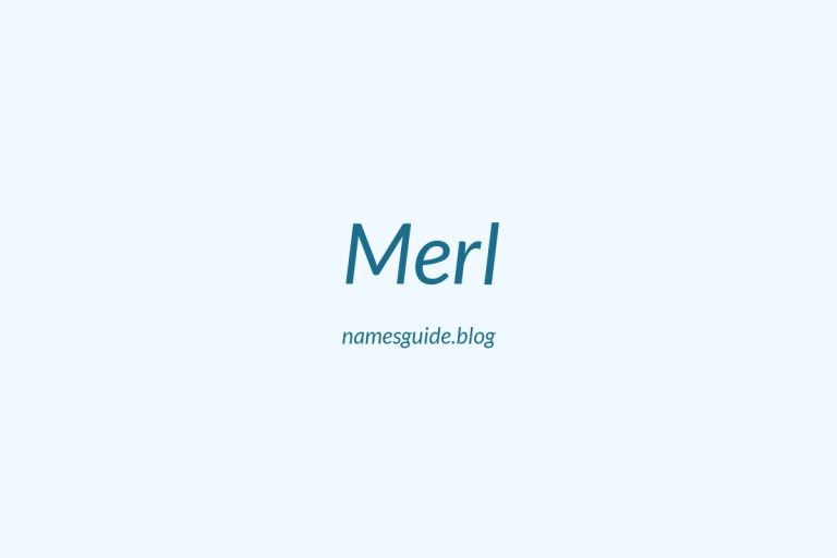 54+ Perfect Middle Names for Merl