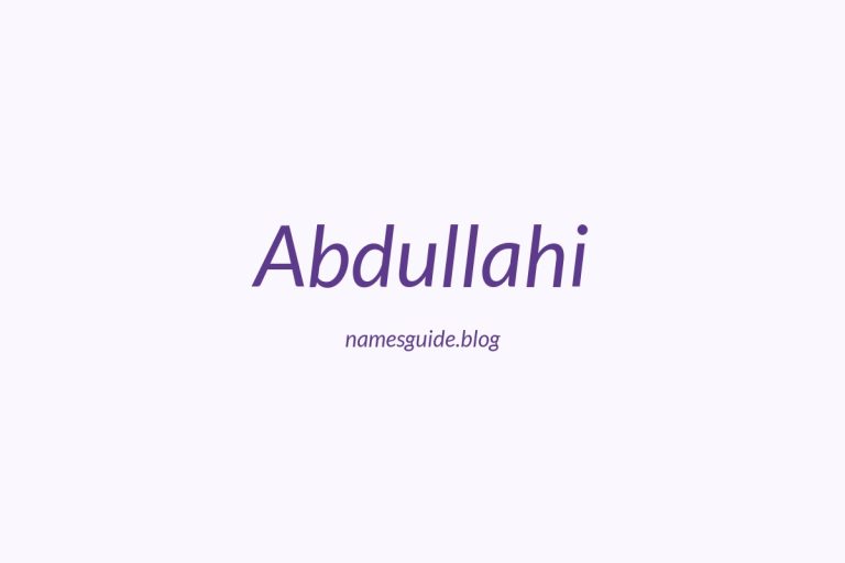 37+ Perfect Middle Names for Abdullahi