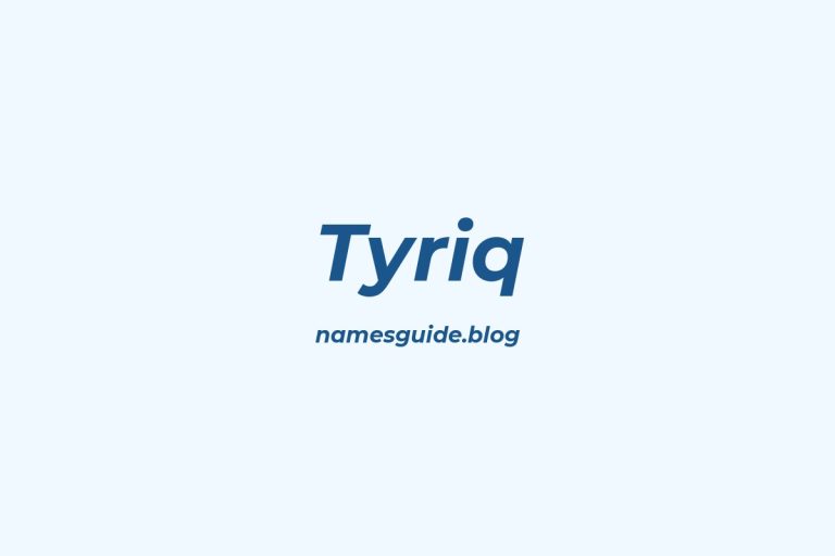 60+ Middle Names for Tyriq: Find the Perfect Fit