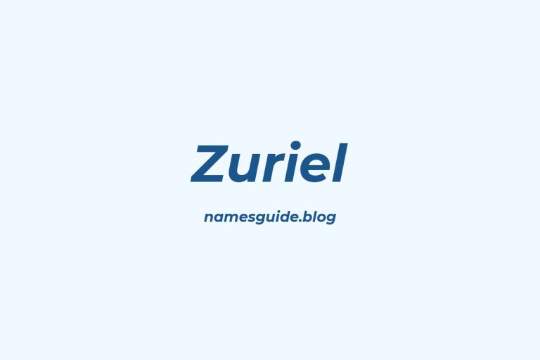 47+ Middle Names for Zuriel: The Perfect Complement