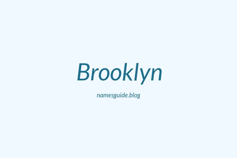 64+ Perfect Middle Names for Brooklyn