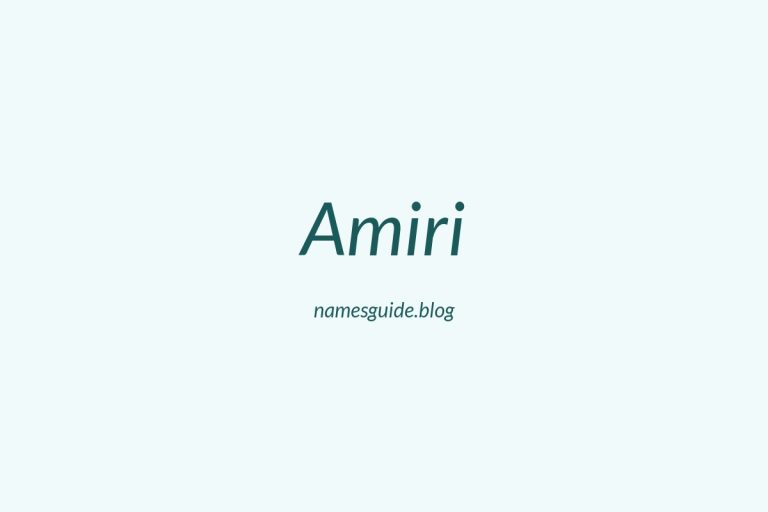 70+ Perfect Middle Names for Amiri: Find the Ideal Match