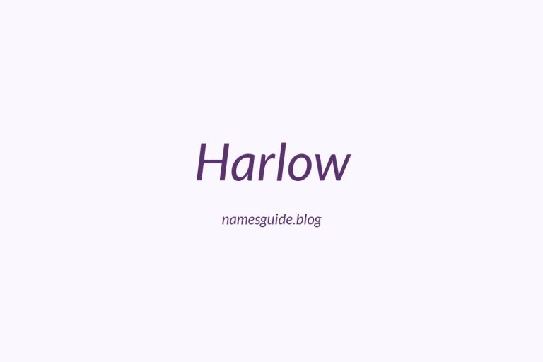 44+ Middle Names for Harlow: The Perfect Complement