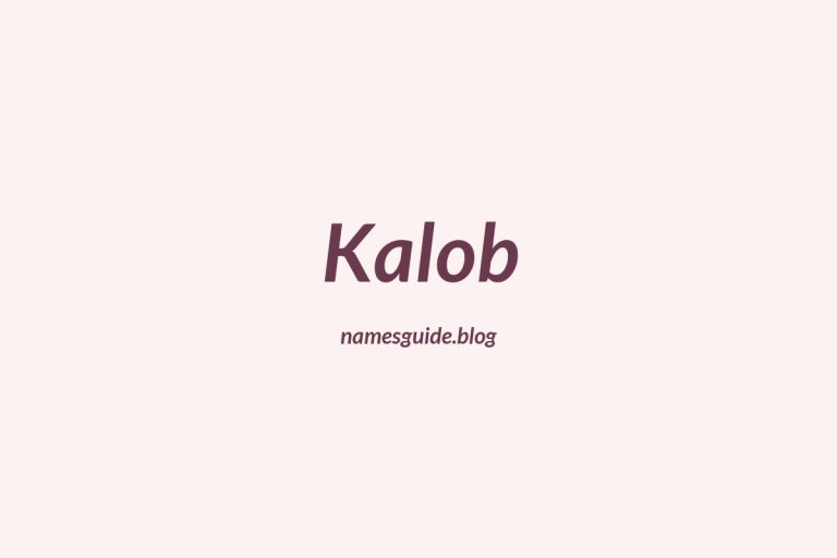 54+ Middle Names for Kalob: The Ultimate Guide