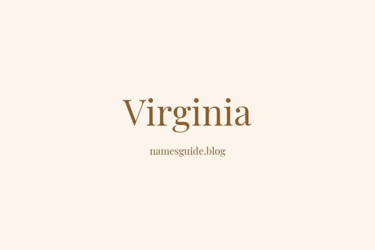 37+ Perfect Middle Names for Virginia