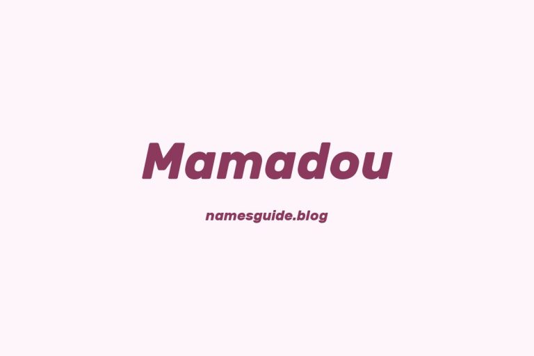 81+ Middle Names for Mamadou: The Ultimate Guide