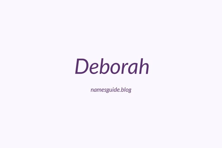 64+ Middle Names for Deborah: Find the Perfect Match