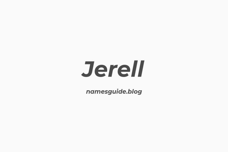 38+ Middle Names for Jerell: The Perfect Complement