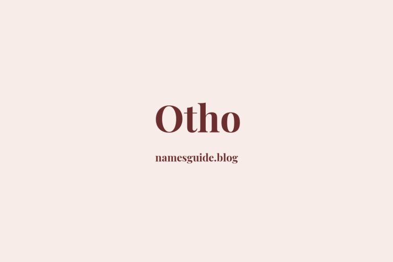 68+ Middle Names for Otho: The Ultimate Guide