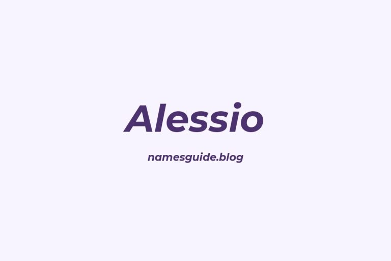 48+ Middle Names for Alessio: The Perfect Complement