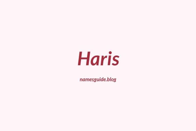 61+ Perfect Middle Names for Haris: Find the Ideal Match