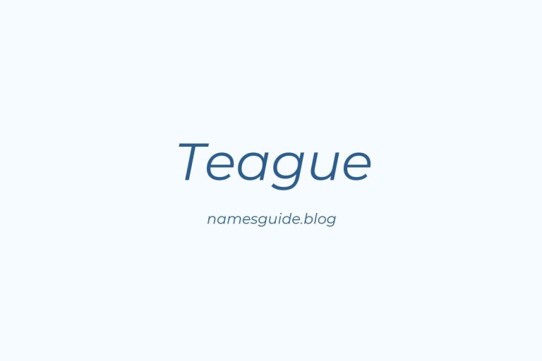 40+ Middle Names for Teague: The Perfect Complement
