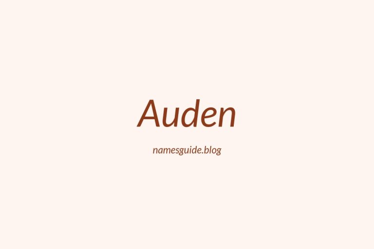 58+ Perfect Middle Names for Auden: Find the Ideal Match