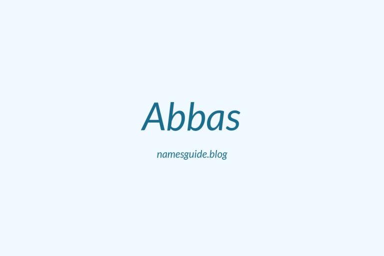 66+ Middle Names for Abbas: The Ultimate Guide