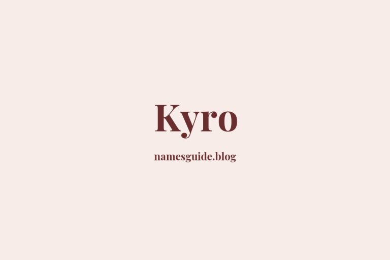 81+ Middle Names for Kyro: The Ultimate Guide