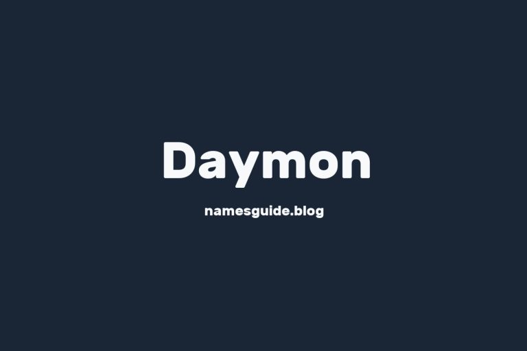 64+ Middle Names for Daymon: The Ultimate Guide