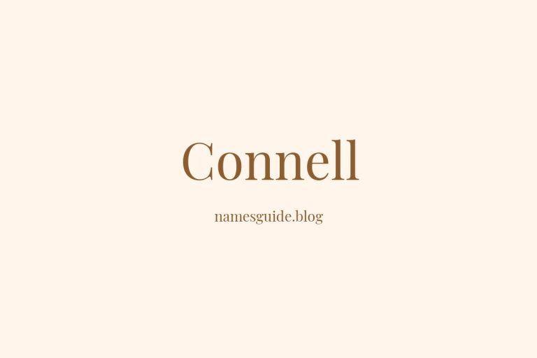 77+ Perfect Middle Names for Connell: Find the Ideal Match