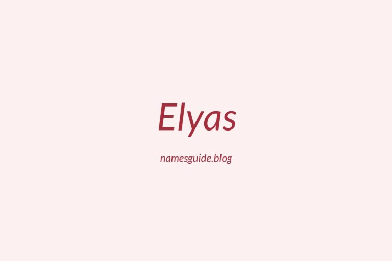 59+ Perfect Middle Names for Elyas: Find the Ideal Fit