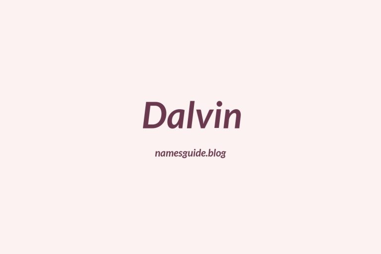 80+ Middle Names for Dalvin: The Ultimate Guide