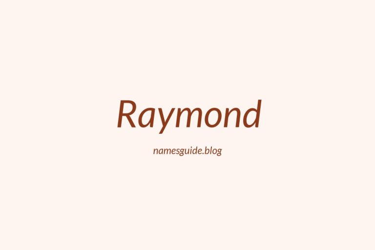 48+ Middle Names for Raymond: The Perfect Complement
