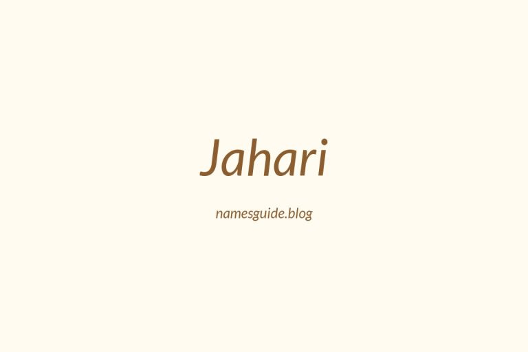 61+ Middle Names for Jahari: Find the Perfect Fit