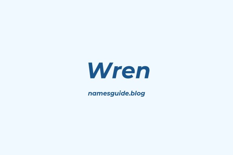82+ Beautiful Middle Names for Wren: The Ultimate List