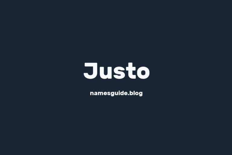41+ Perfect Middle Names for Justo: Find the Ideal Match