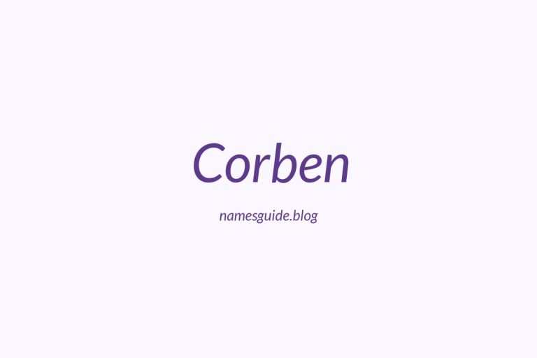 74+ Middle Names for Corben: The Ultimate Guide