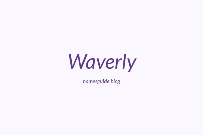 49+ Beautiful Middle Names for Waverly: Find the Perfect Match