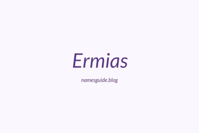 37+ Middle Names for Ermias: The Perfect Complement