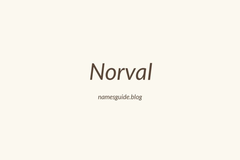 60+ Middle Names for Norval: Find the Perfect Fit