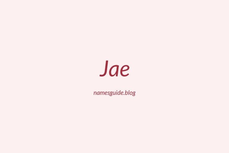 77+ Middle Names for Jae: The Ultimate Guide
