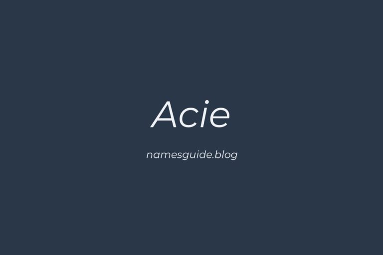 75+ Middle Names for Acie: The Ultimate Guide