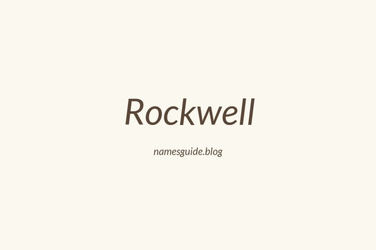56+ Middle Names for Rockwell: The Ultimate Guide