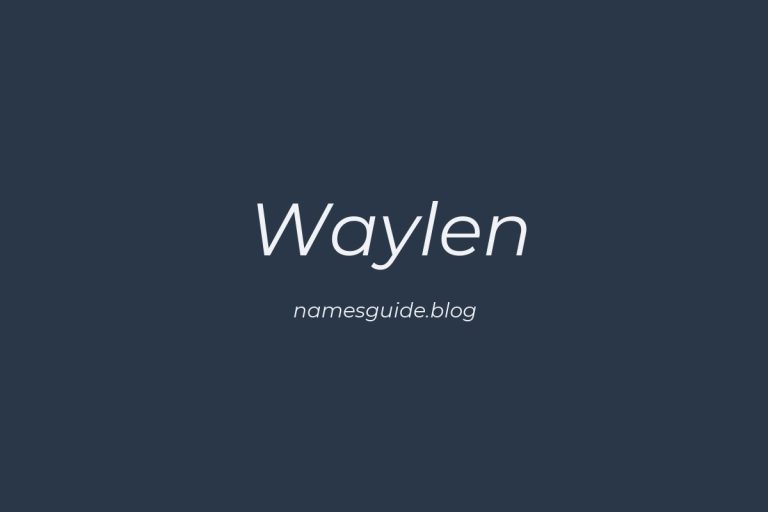 64+ Perfect Middle Names for Waylen: Find the Ideal Match