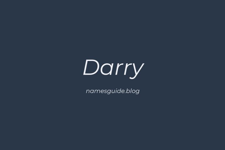 85+ Middle Names for Darry: The Ultimate List