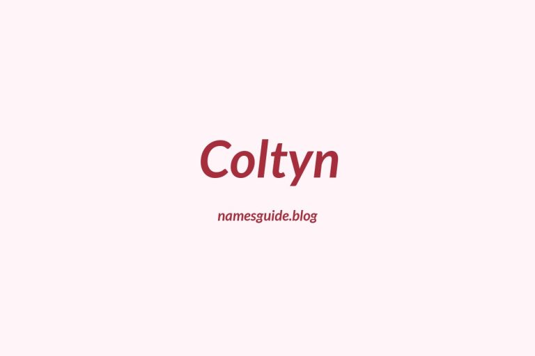 84+ Perfect Middle Names for Coltyn: Find the Ideal Match